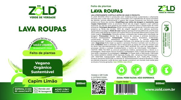 Lava Roupas Campim Limão 500ml