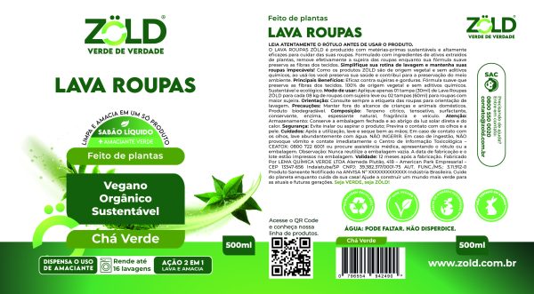 Lava Roupas Chá Verde 500ml
