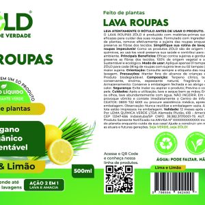 Lava Roupas Limão e Limão 500ml