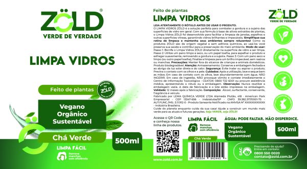 Limpa Vidros Chá Verde 500ml