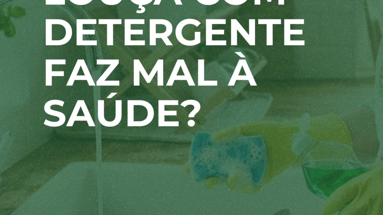 Não deixe que a rotina de lavar louça se transforme em uma preocupação para a sua saúde. Ao fazer uma escolha consciente, você protege a si mesmo, sua família e o meio ambiente. Lavar louça com detergente faz mal à saúde?