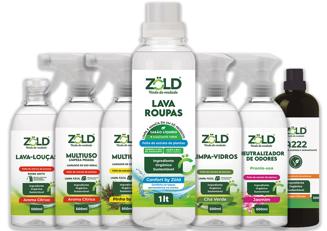 produtos de limpeza zold 100% vegetais naturais veganos pensados pra sua saude